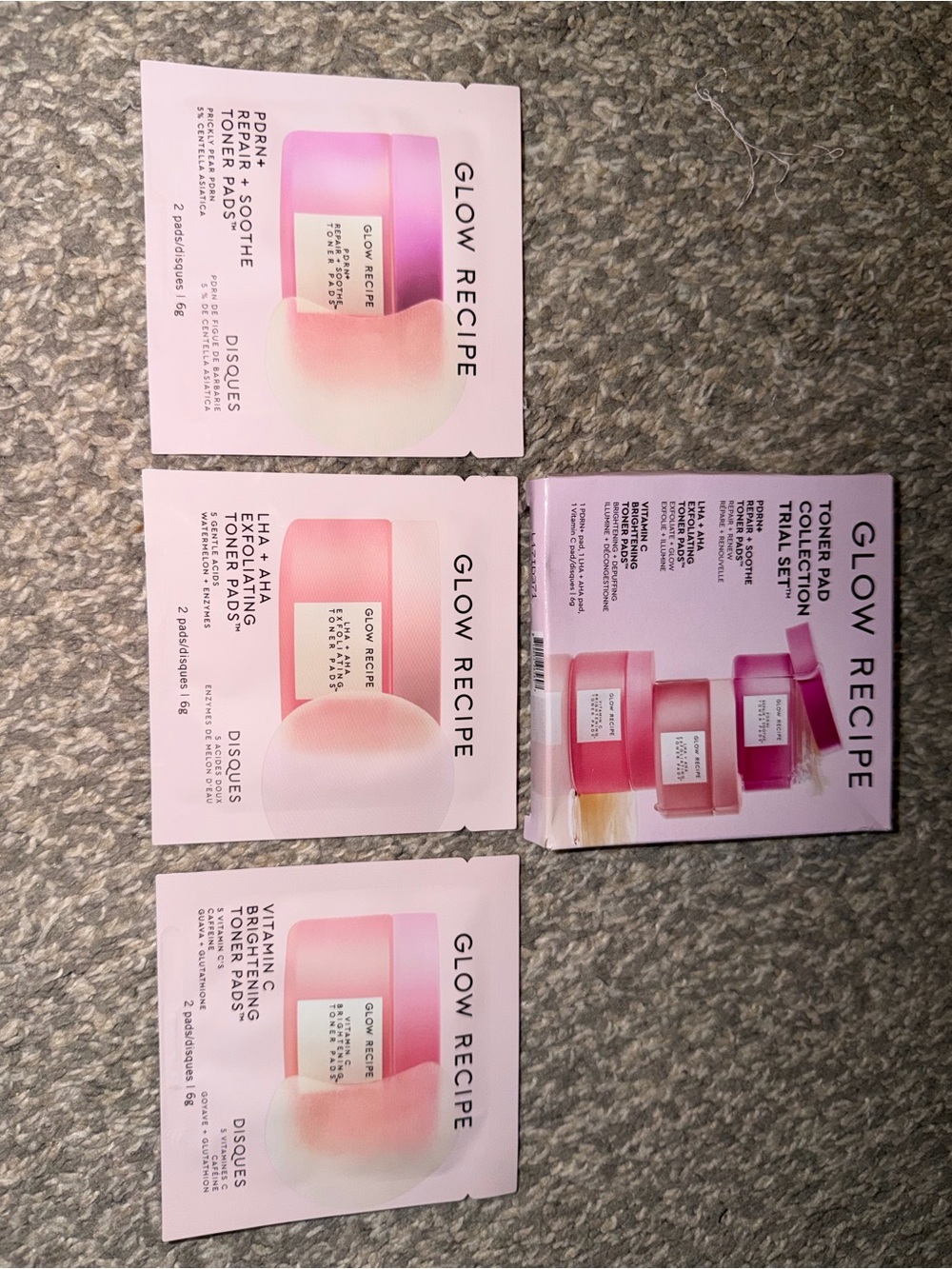 Glow Recipe Korean Toner Pad Collection Trial Set - Picture 3 of 3